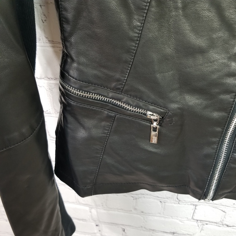 Wilson's Black Rivet faux leather scuba size small - Picture 2 of 8